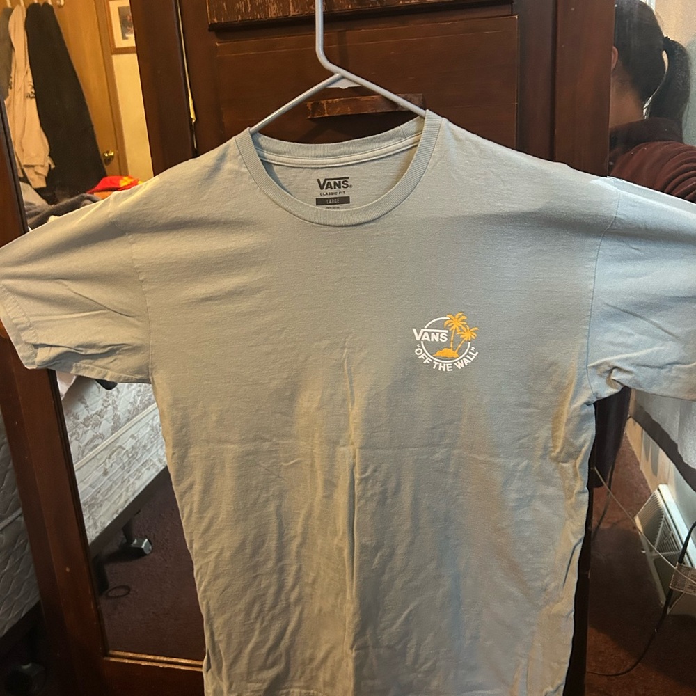 Vans Sky Blue Palm Tree Tee